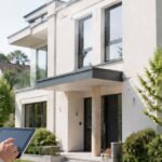 Immobilienmaklerin bewertet eine Immobilie mit dem Sachwertverfahren.